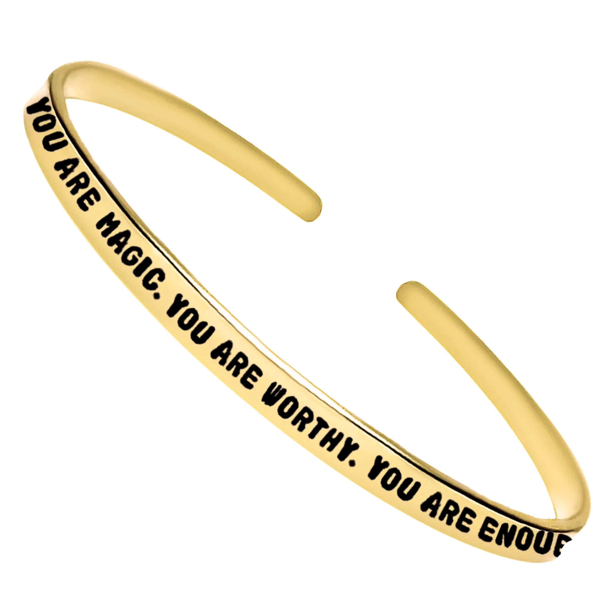 You Are Empowerment Affirmation Mantra Bracelet