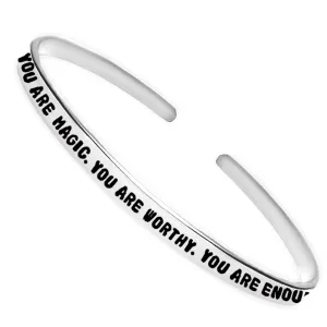 You Are Empowerment Affirmation Mantra Bracelet