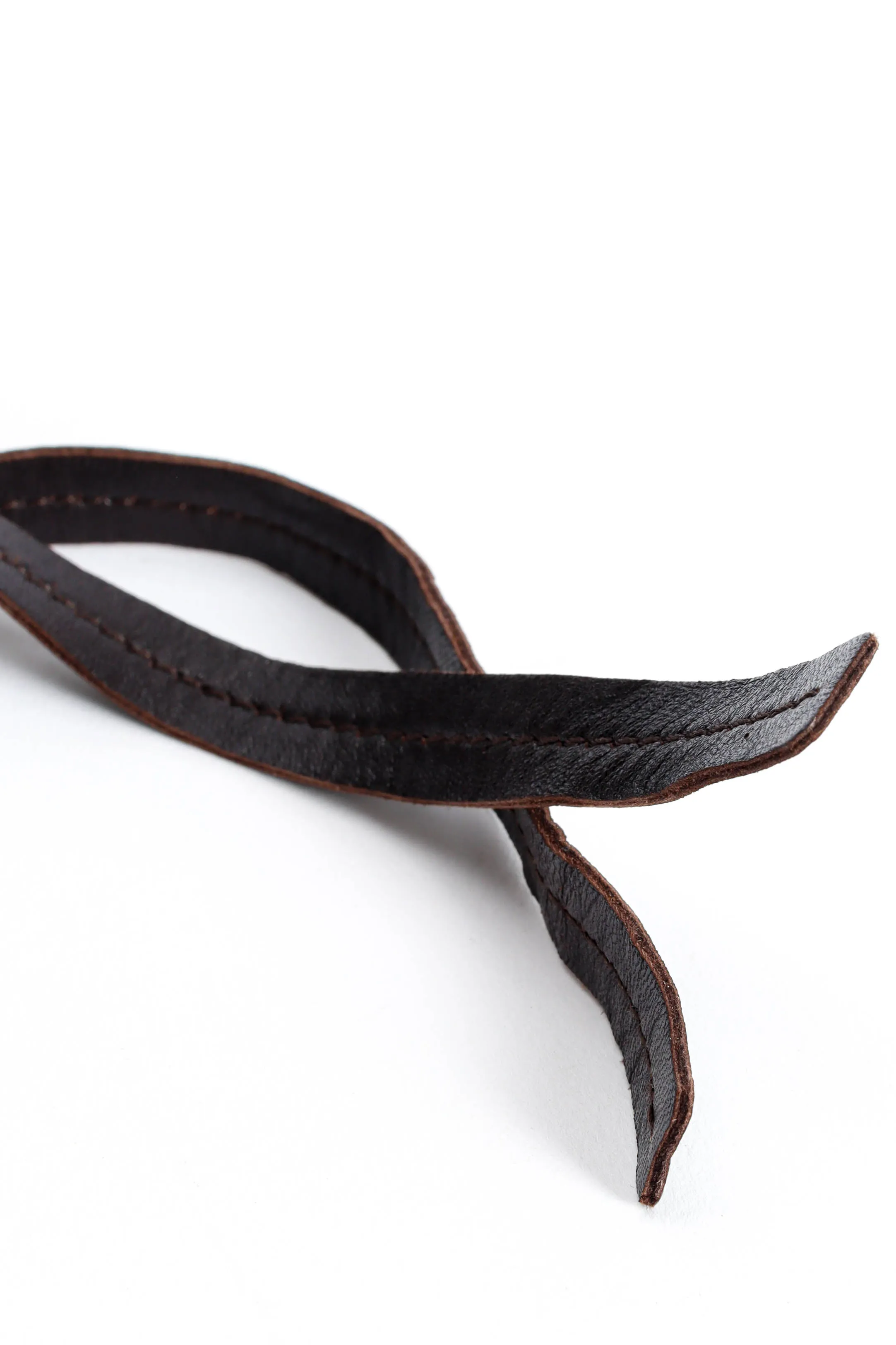 YSL Logo Tie Belt