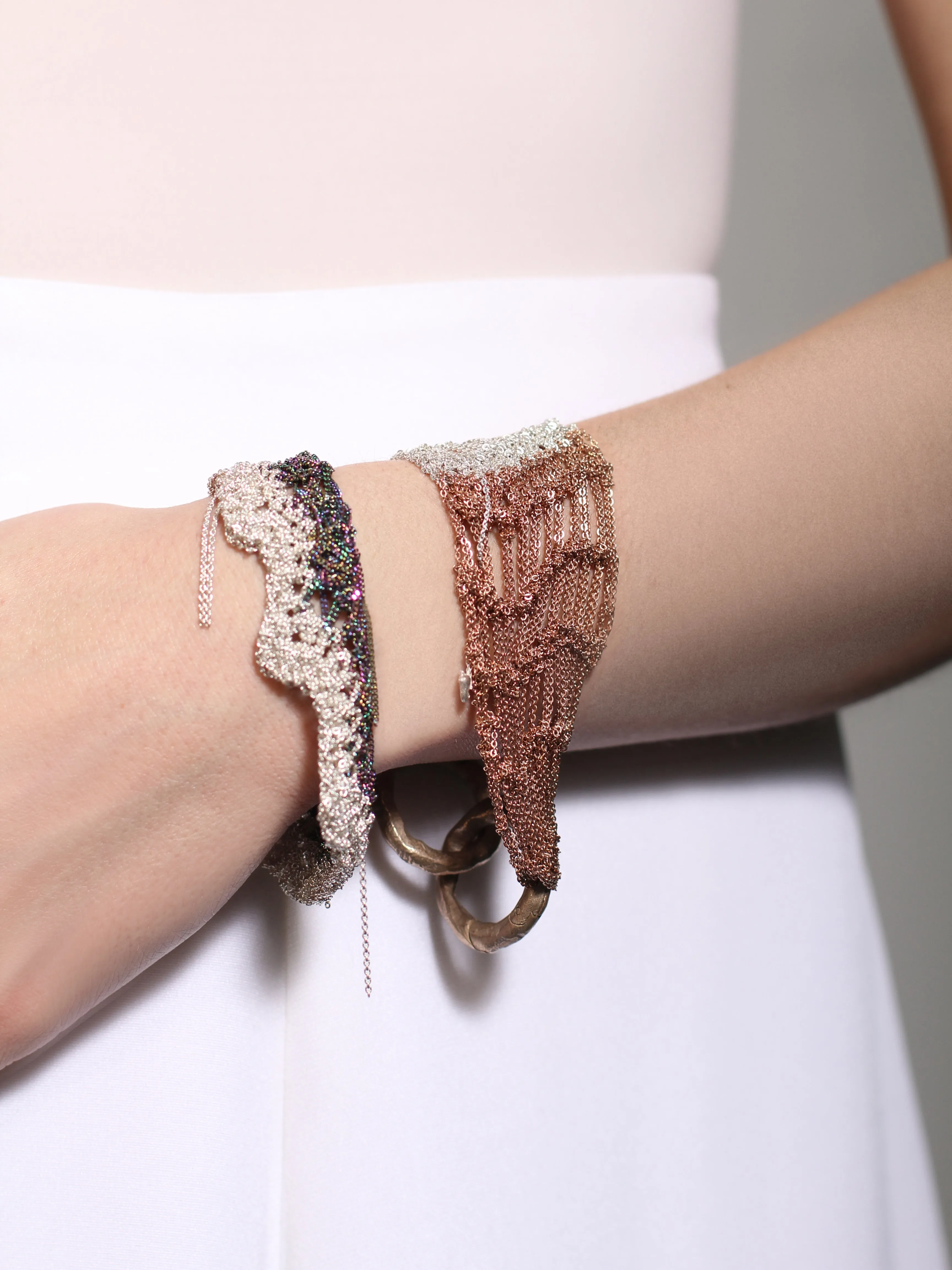 Zig Zag Bracelet in Silver   Haze