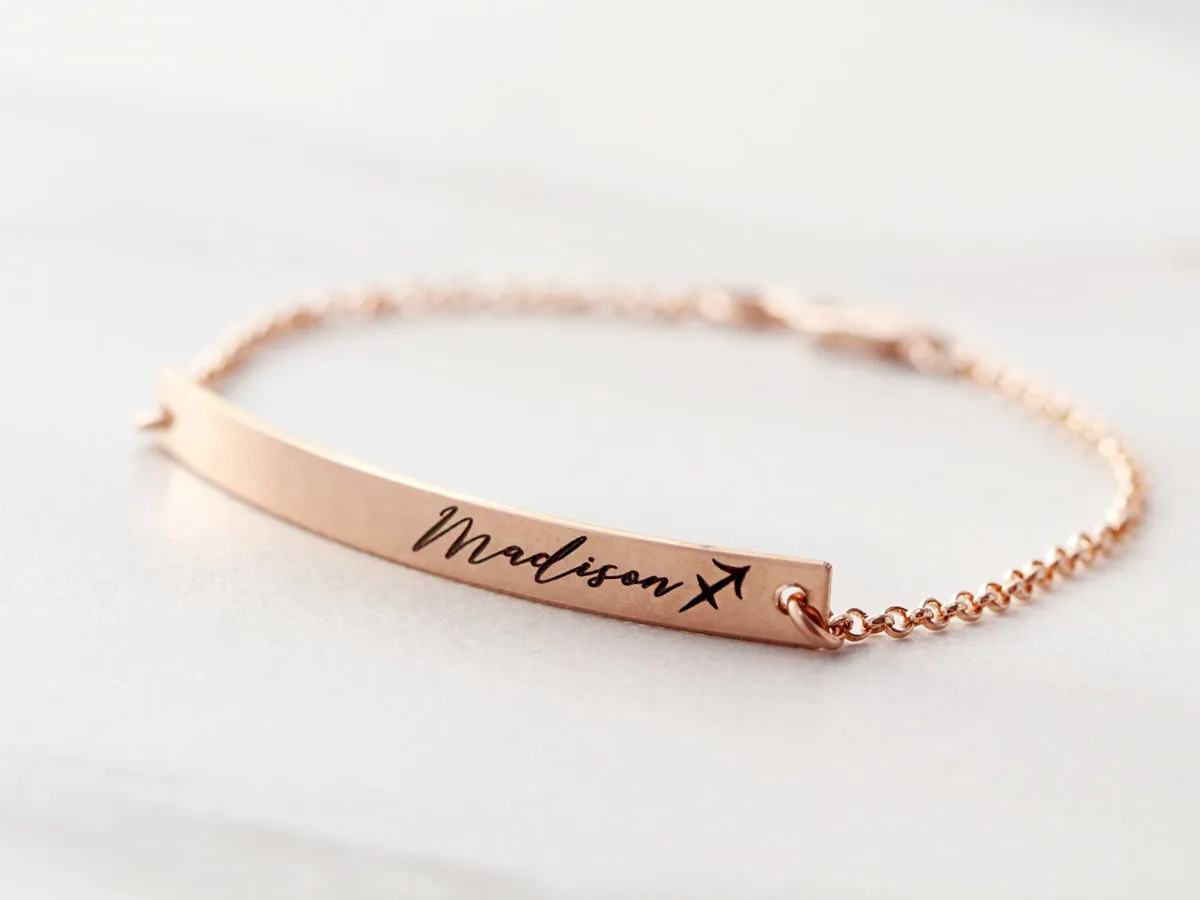 Zodiac Bar Bracelet